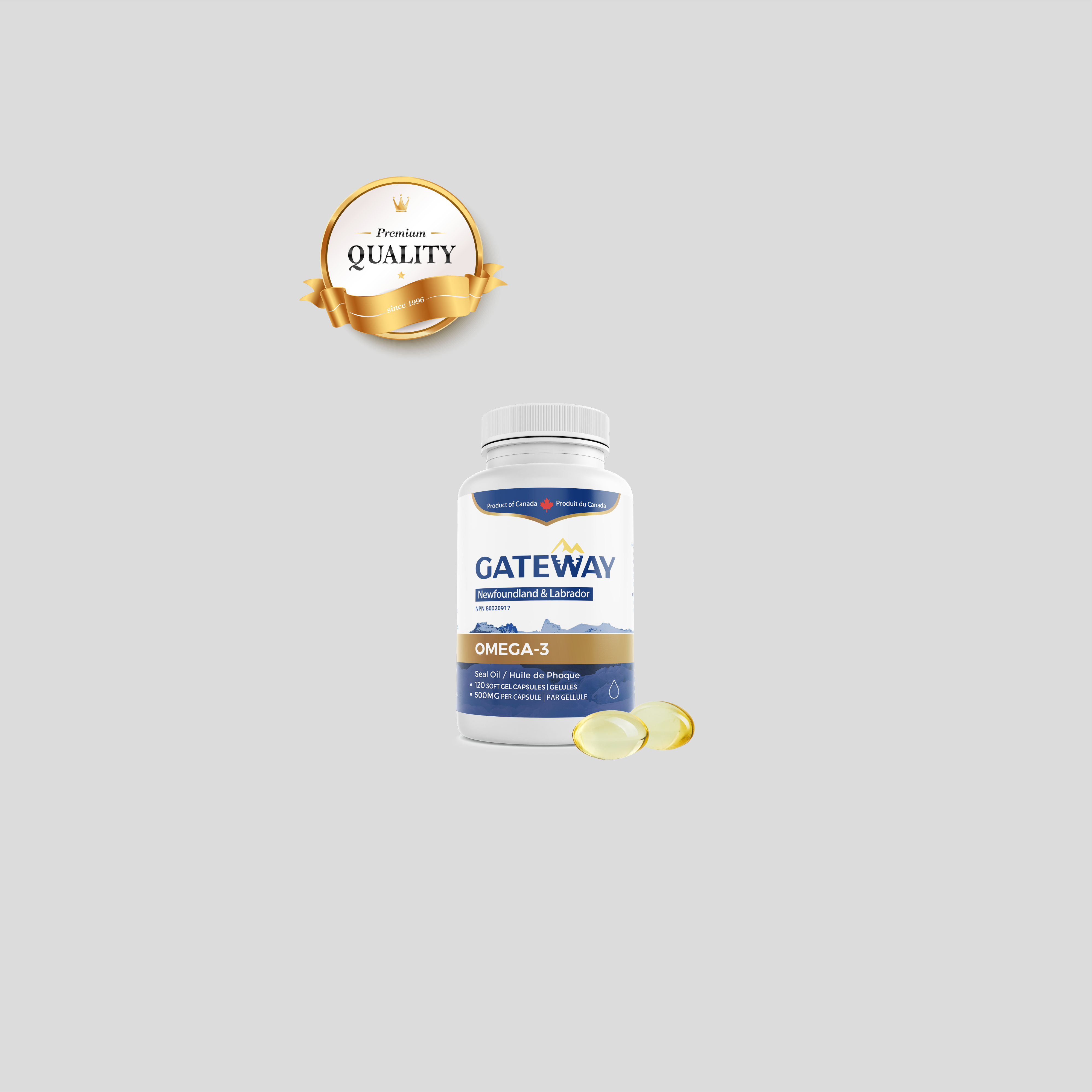 Gateway Seal Oil Omega-3 (120 softgels) x1
