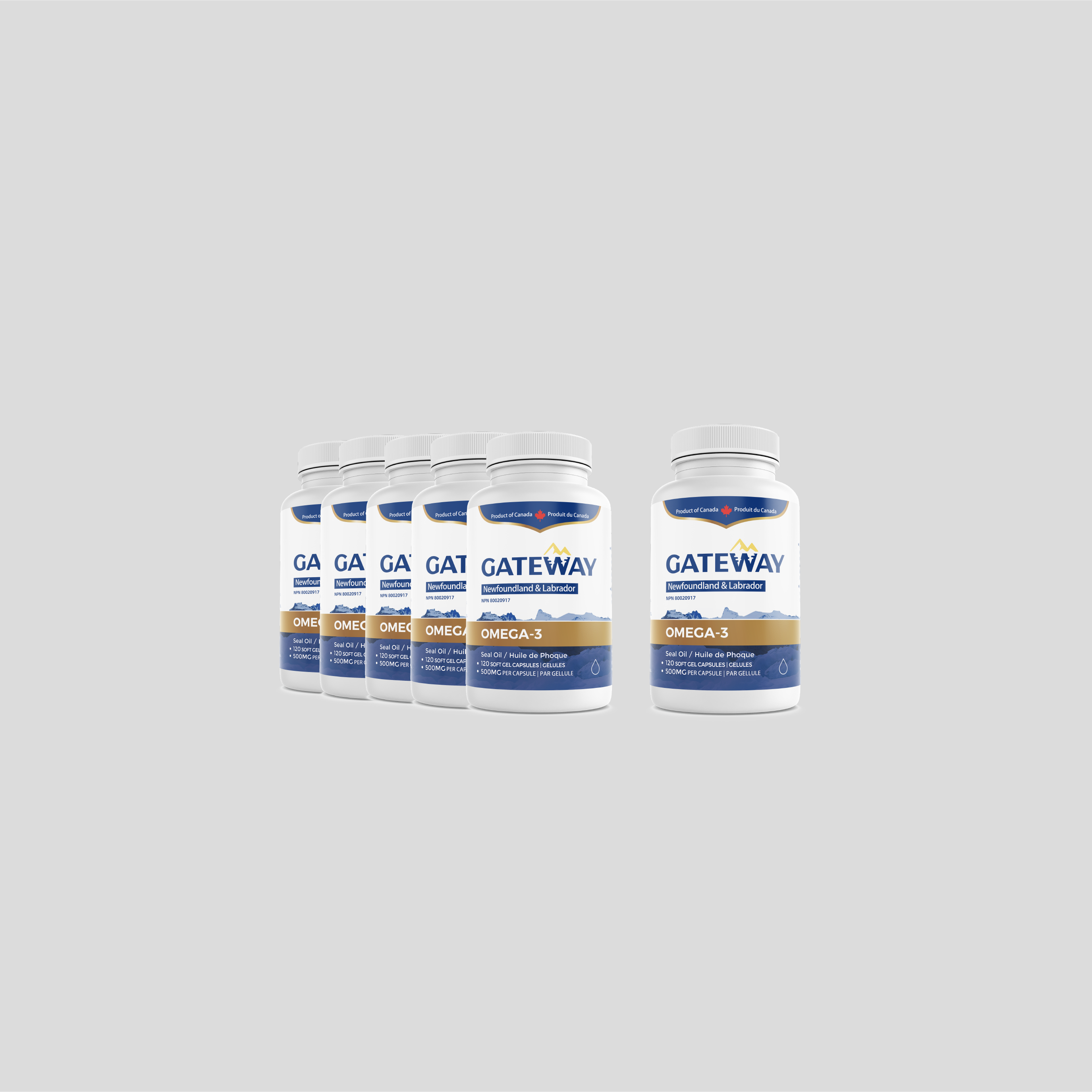 Gateway Seal Oil Omega-3 (120 softgels) x6