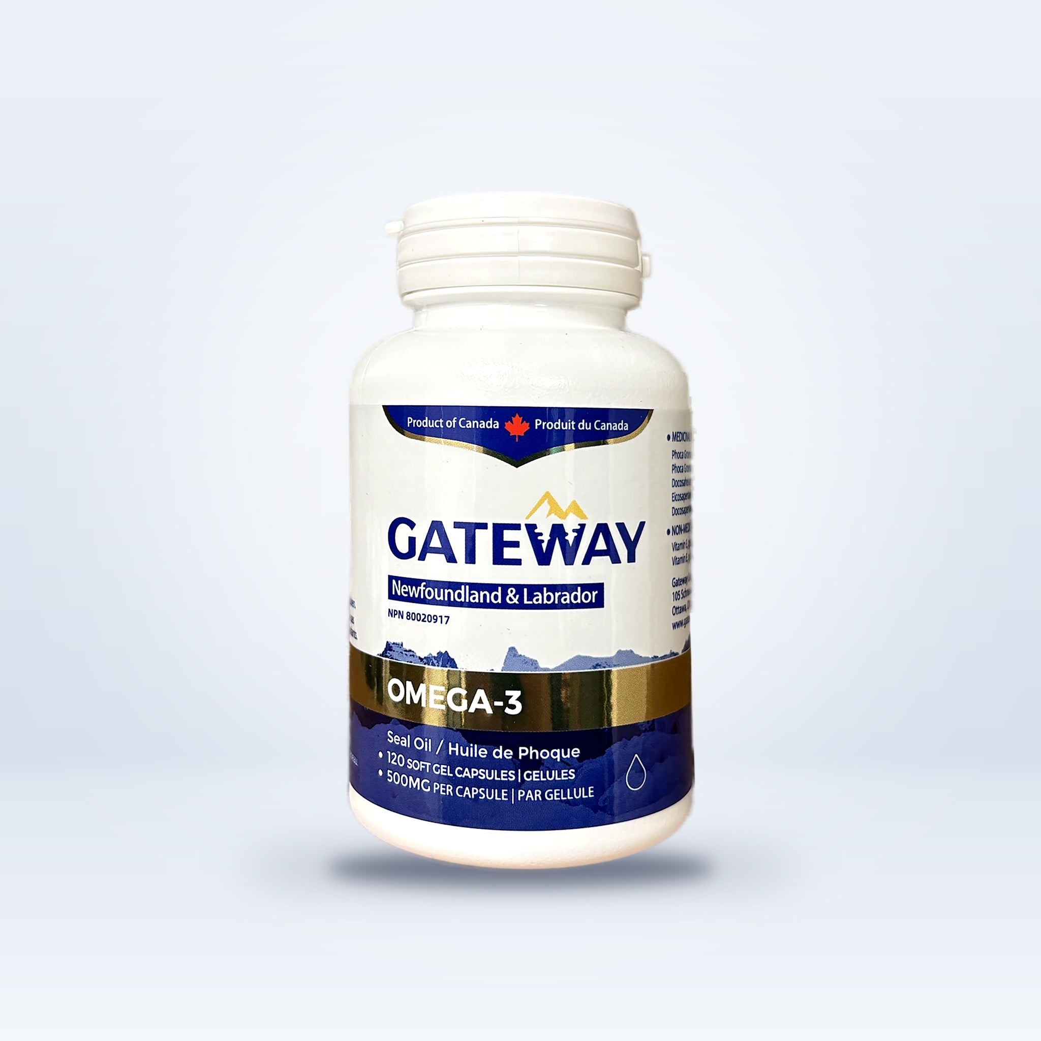 Gateway Seal Oil Omega-3 (120 softgels) x1