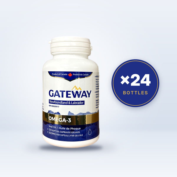 Gateway Seal Oil Omega-3 (120 softgels) x24
