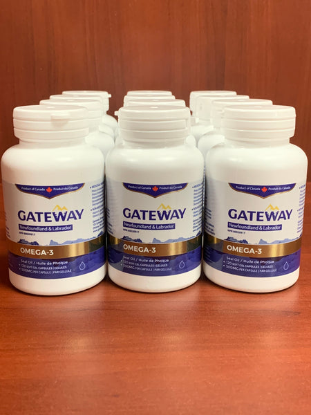 Gateway Seal Oil Omega-3 (120 softgels) x12